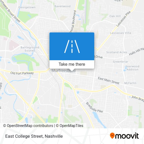 Mapa de East College Street