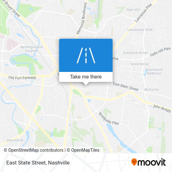 East State Street map