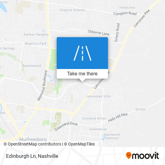 Edinburgh Ln map