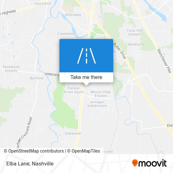 Mapa de Elba Lane