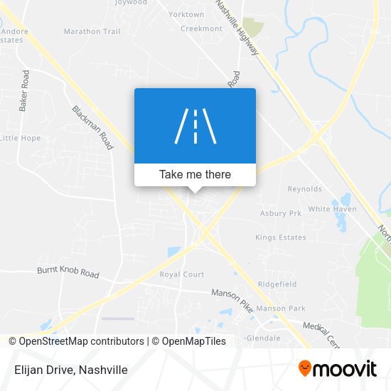 Mapa de Elijan Drive