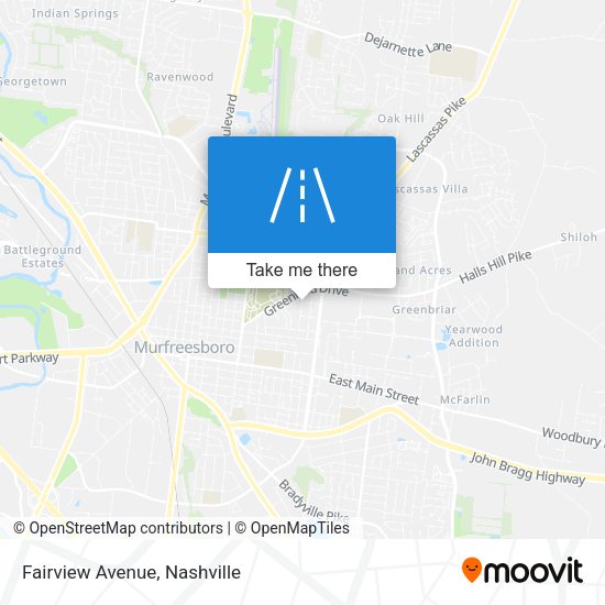 Mapa de Fairview Avenue