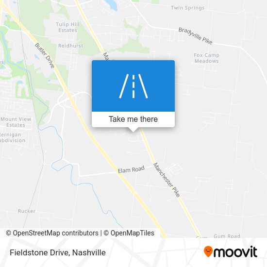 Mapa de Fieldstone Drive