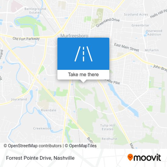Forrest Pointe Drive map
