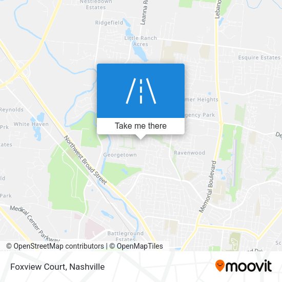 Foxview Court map