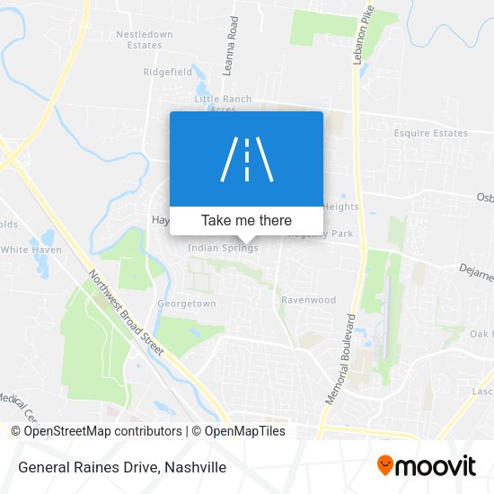 General Raines Drive map
