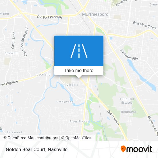 Golden Bear Court map