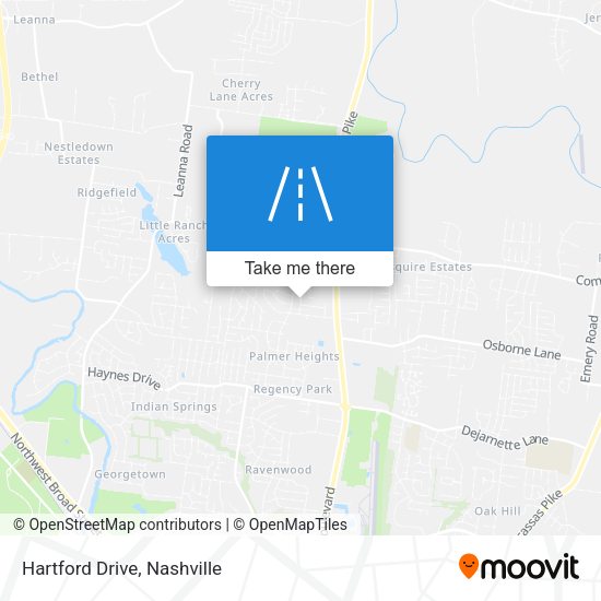 Hartford Drive map