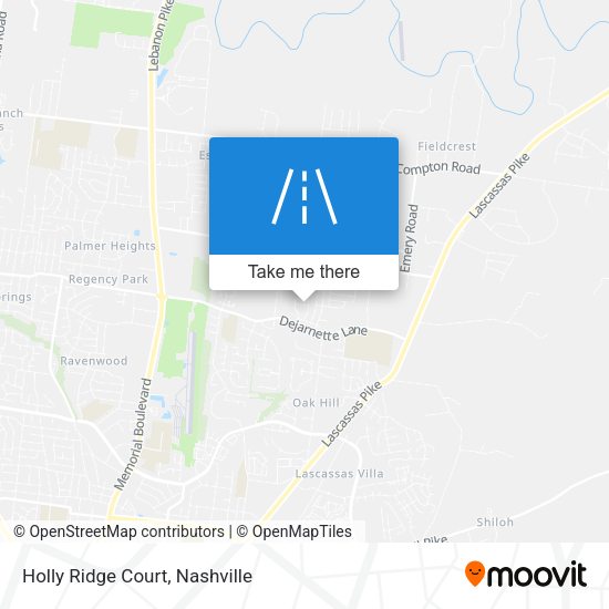 Holly Ridge Court map