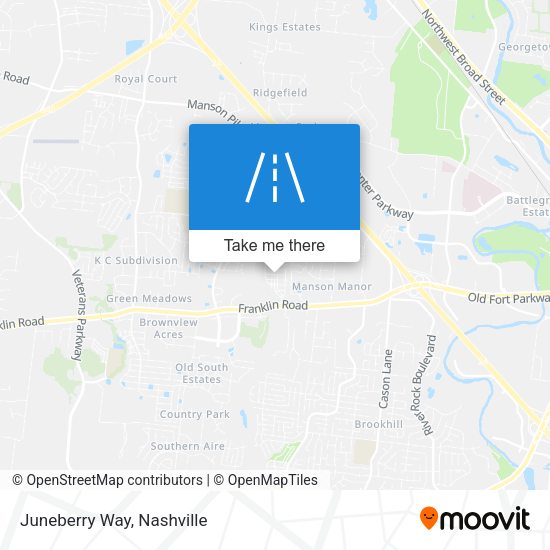 Mapa de Juneberry Way