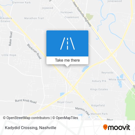 Kadydid Crossing map