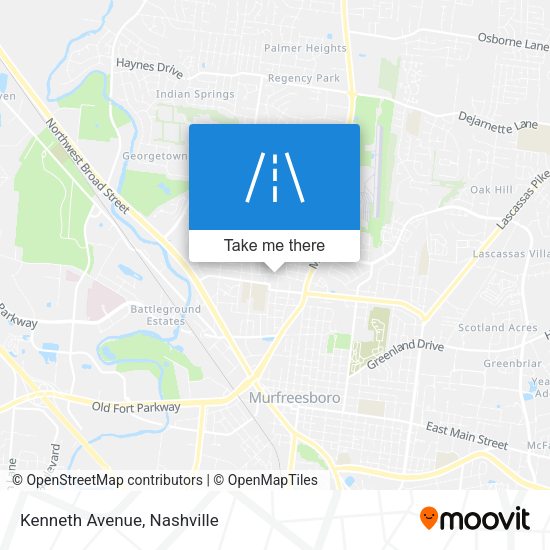 Mapa de Kenneth Avenue