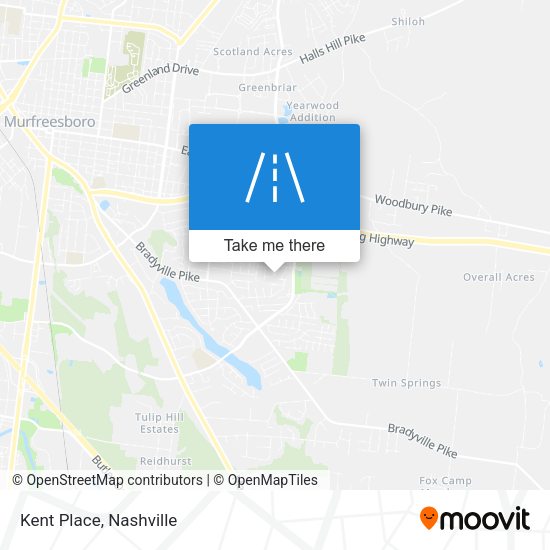 Mapa de Kent Place