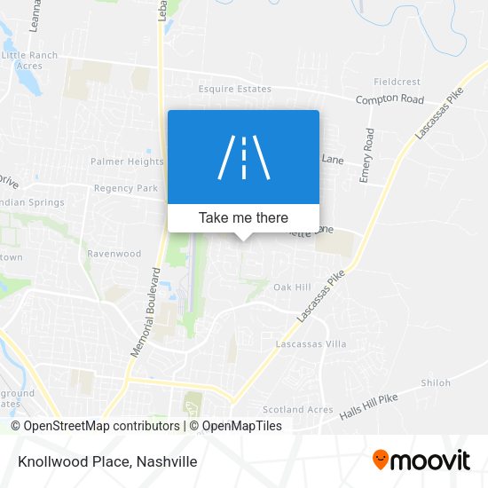 Mapa de Knollwood Place