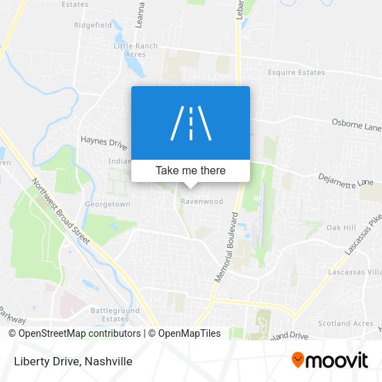 Mapa de Liberty Drive