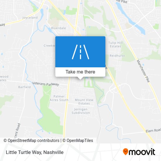 Mapa de Little Turtle Way