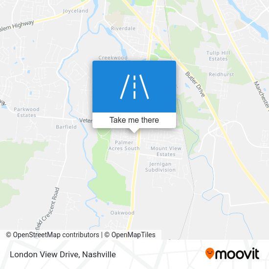London View Drive map