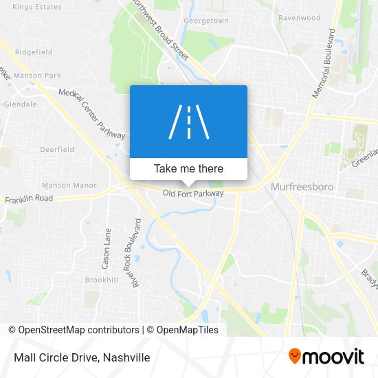 Mall Circle Drive map