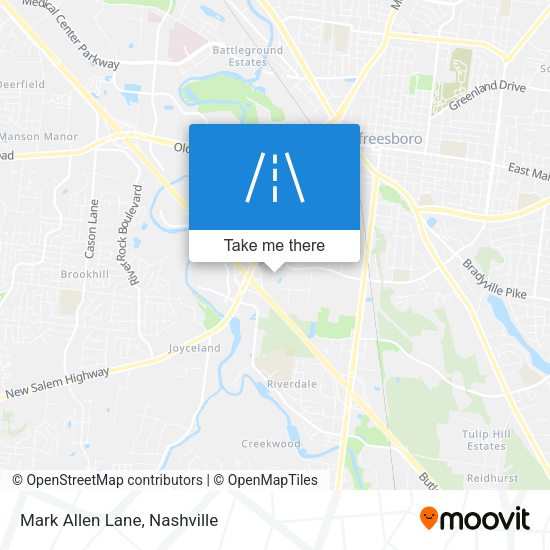 Mapa de Mark Allen Lane