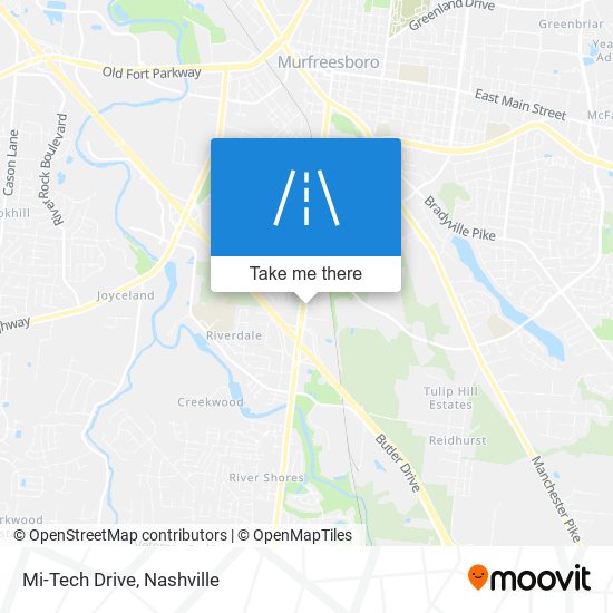 Mi-Tech Drive map