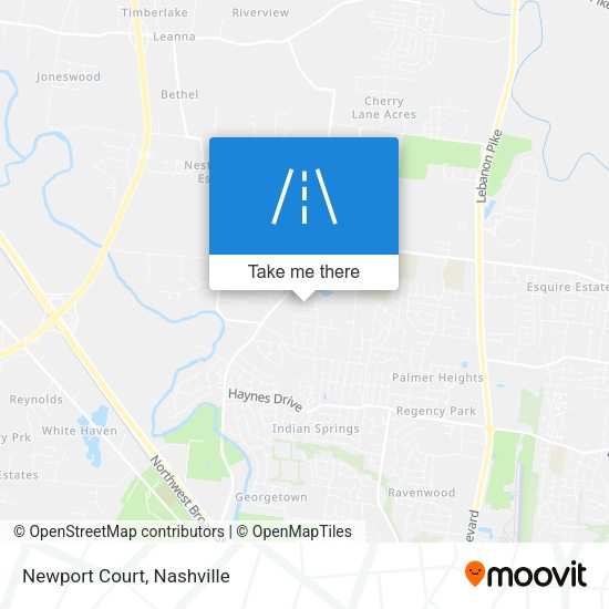Mapa de Newport Court