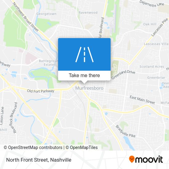 Mapa de North Front Street