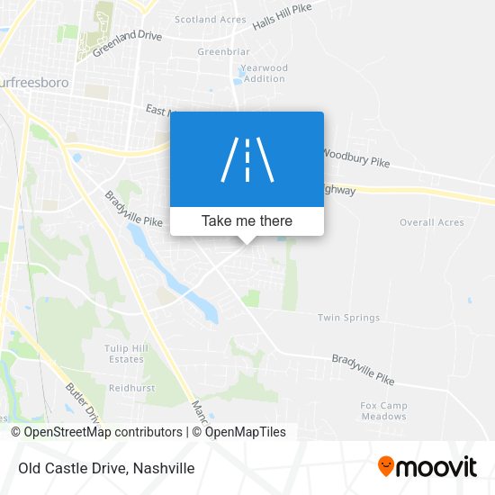Mapa de Old Castle Drive