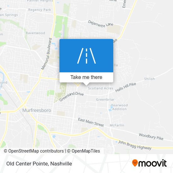 Old Center Pointe map