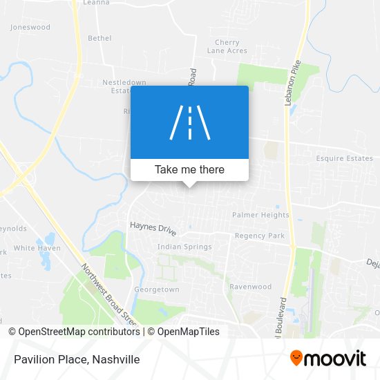 Mapa de Pavilion Place
