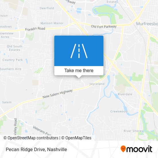 Mapa de Pecan Ridge Drive