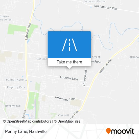Mapa de Penny Lane
