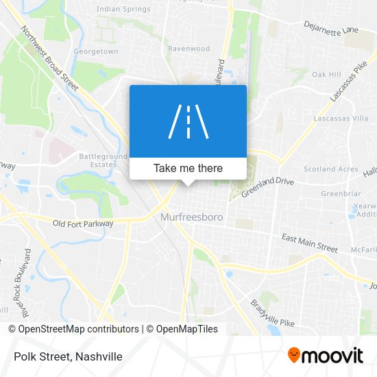 Mapa de Polk Street