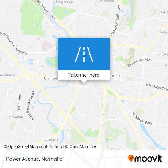 Mapa de Power Avenue