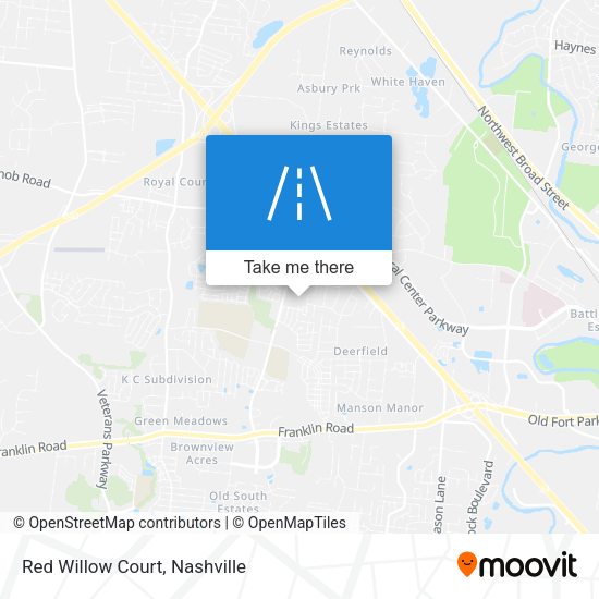 Red Willow Court map