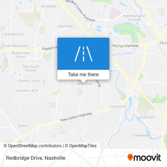 Mapa de Redbridge Drive