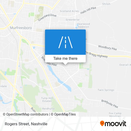 Mapa de Rogers Street