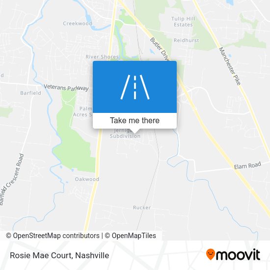 Mapa de Rosie Mae Court