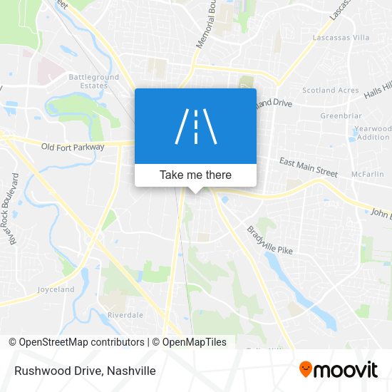 Rushwood Drive map