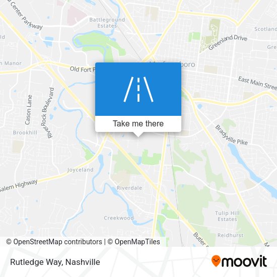 Mapa de Rutledge Way