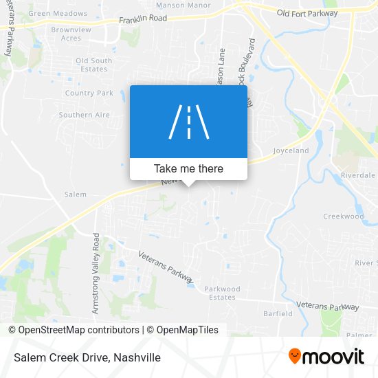 Mapa de Salem Creek Drive