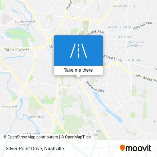 Silver Point Drive map