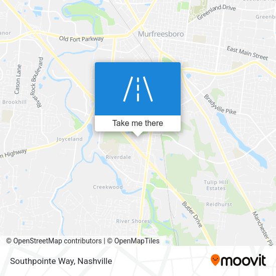 Mapa de Southpointe Way