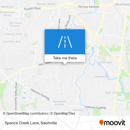 Mapa de Spence Creek Lane