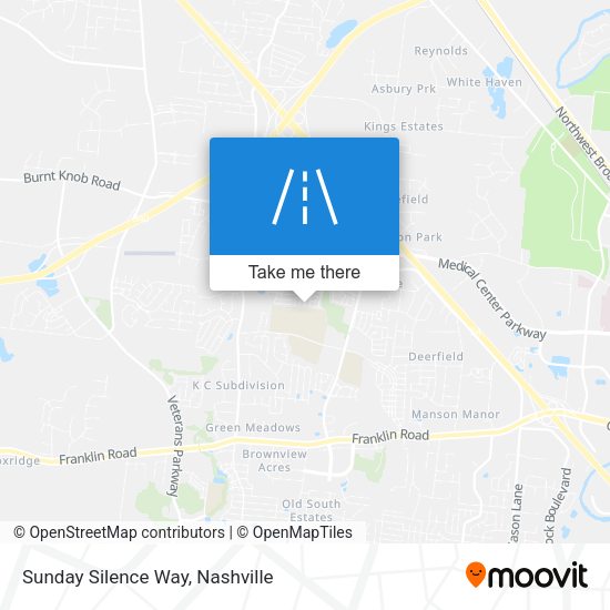 Sunday Silence Way map
