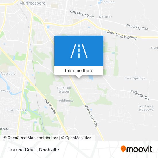 Mapa de Thomas Court