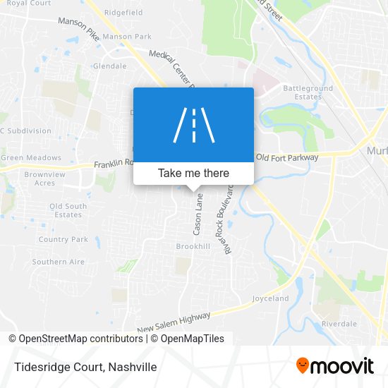 Tidesridge Court map