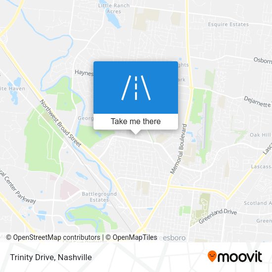 Mapa de Trinity Drive