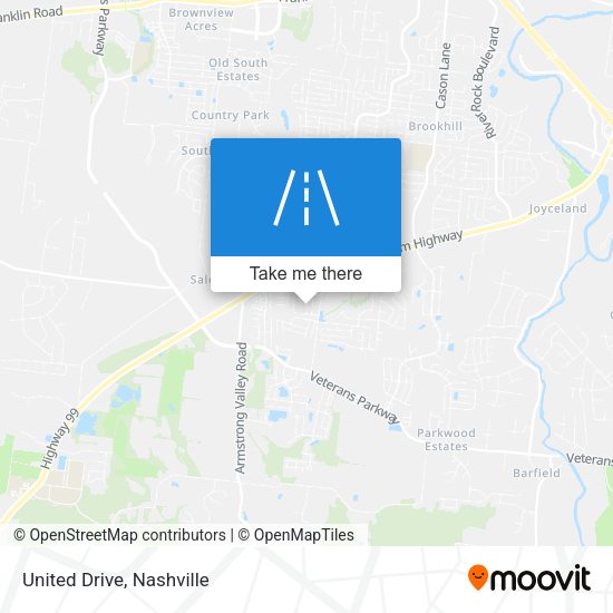 Mapa de United Drive