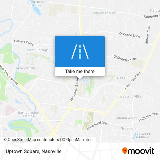 Mapa de Uptown Square