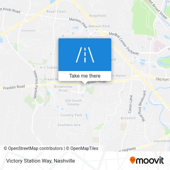Victory Station Way map
